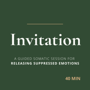 A guided somatic session for releasing suppressed emotions, inviting what the body has been holding to finally come forward, be felt, and move.