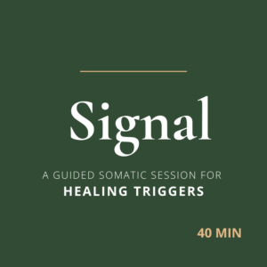 A guided somatic session for healing triggers, tracing emotional reactions back to the earlier wound they are pointing to, and working with it there.