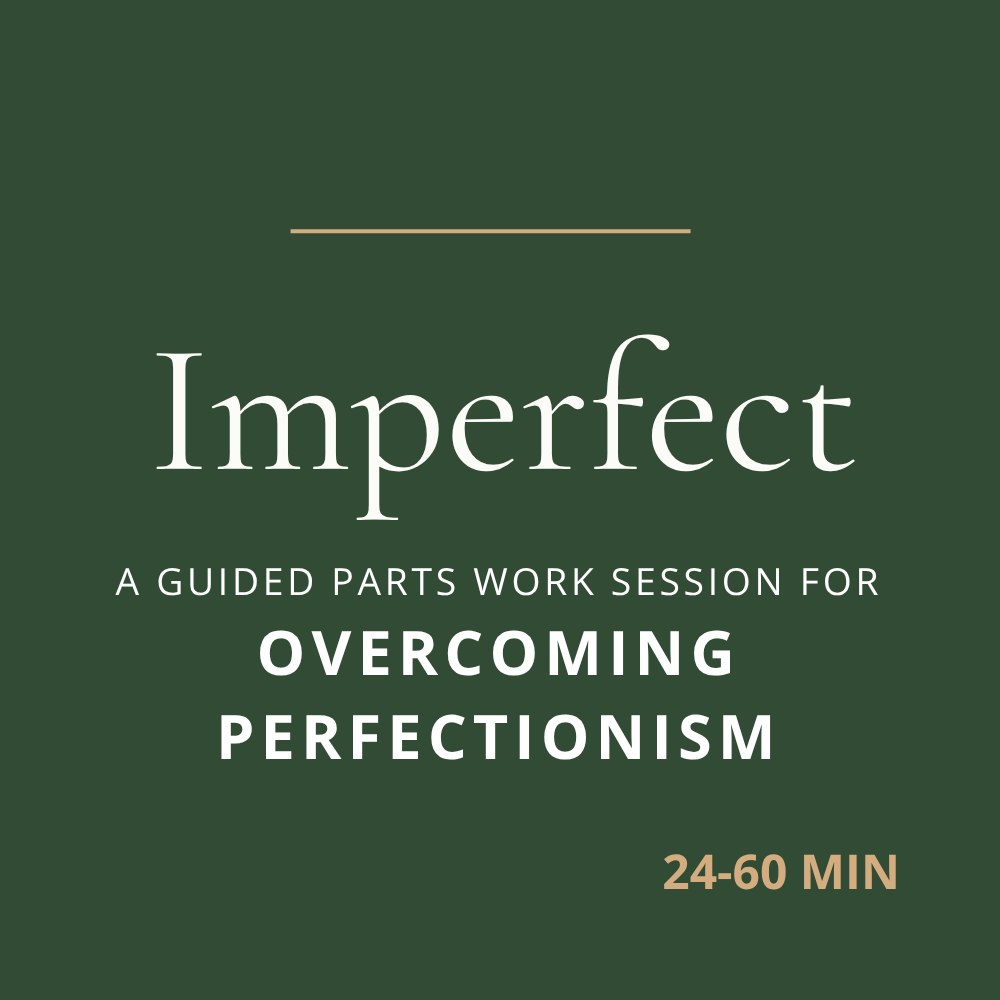 A guided somatic parts work session for overcoming perfectionism. Meet the part driving the pressure, and heal the part it has been protecting.