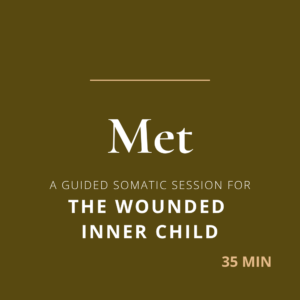 A guided somatic session for healing the wounded inner child, meeting the parts that carry fear and unmet needs, and offering what was missing then.